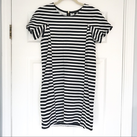 J. Crew Dresses & Skirts - JCrew | black + white striped dress